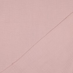 Muselina Uni *Gerda* BIO-Orgánica - rosa perla