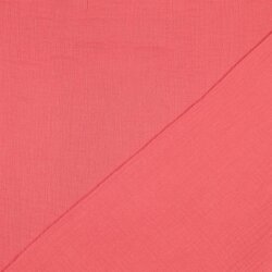 Mousseline Uni *Gerda* BIO-Organic - koraal