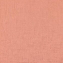 Muslin Uni *Gerda* BIO-Organic - light salmon