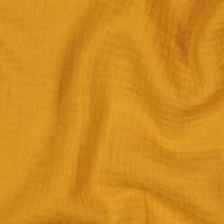 Mousseline Uni *Gerda* BIO-Organic - mosterd