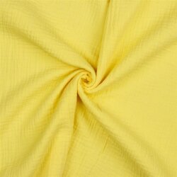 Muslin Uni *Gerda* BIO-Organic - soft yellow
