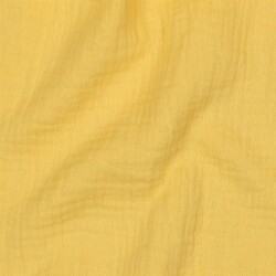 Mousseline Uni *Gerda* BIO-Organic - zachtgeel