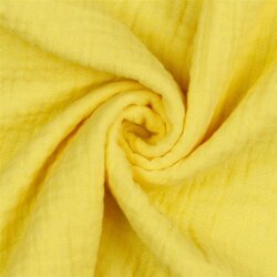 Mousseline unie *Gerda* BIO-Organic - jaune doux
