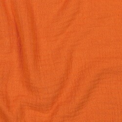 Mousseline Uni *Gerda* BIO-Organic - oud oranje