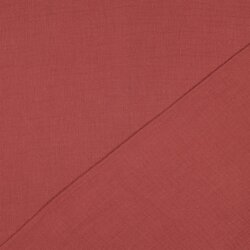 Muselina Uni *Gerda* BIO-Orgánica - rojo rubí