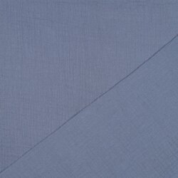 Muslin Uni *Gerda* BIO-Organic - džínově modrá