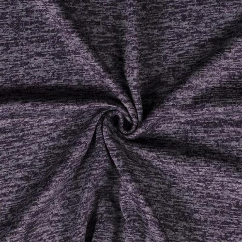 Toison tricotée *Marie* vieux lilas tacheté