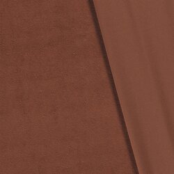 Stretch terry cloth *Marie* - soft brick red