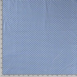Corazones de popelina de algodón 5mm - jeans azul