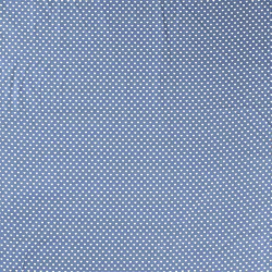 Baumwolle Herzen 5mm - jeansblau