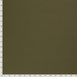 Bamboo cotton jersey *Marie* plain - khaki