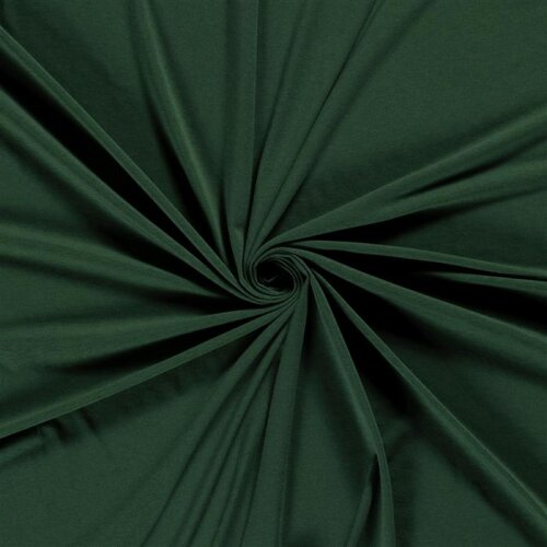 Bamboo cotton jersey *Marie* plain - dark green