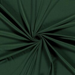 Jersey de algodón de bambú *Marie* liso - verde oscuro