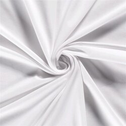Jersey de algodón de bambú *Marie* liso - blanco