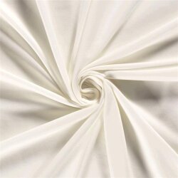 Jersey de algodón de bambú *Marie* liso - crema
