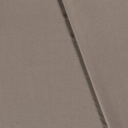 Bambus Jersey *Marie* Uni - grau/beige