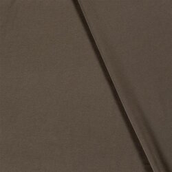 Jersey de algodón de bambú *Marie* marrón frío