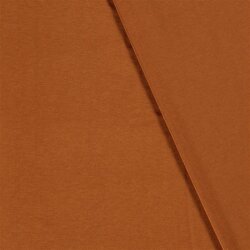 Jersey de coton bambou *Marie* uni - rouge rouille