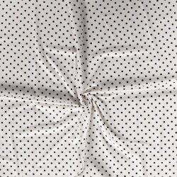 Jersey di cotone lucky dot bianco