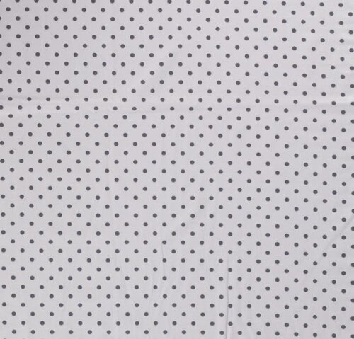 Cotton jersey lucky dot light grey
