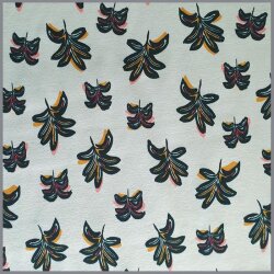 Sweat Brushed Flowers light grey