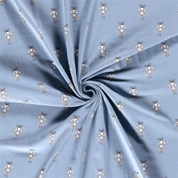 Jersey de algodón conejita bailarina azul claro