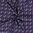 Popeline di cotone Maritime Colorful Fish blu denim scuro