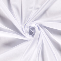Funktions und Badeanzugstoff Uni - weiss