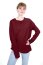 Romanit Jersey "Punta di Roma" *Marie* Uni - weinrot