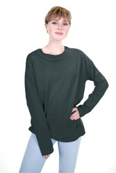Romanit Jersey "Punta di Roma" *Marie* Uni - dunkelwaldgrün