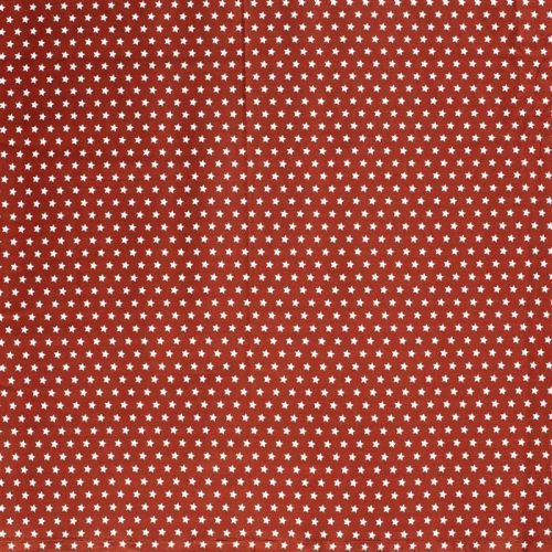 Baumwolle Sterne 10 mm rost