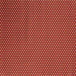 Stelle in popeline di cotone 10 mm - ruggine