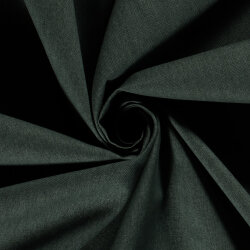 Interieurstoff Leinen-Optik Uni - dunkel oliv