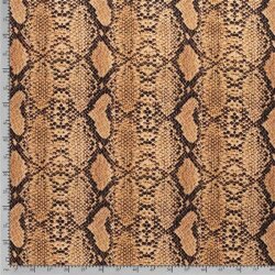 Decorative fabric snake look brown