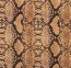 Decorative fabric snake look brown