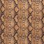 Tissu décoratif serpent aspect brun