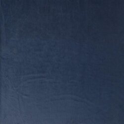Dekorační tkanina samet - tmavě modrá džínovina