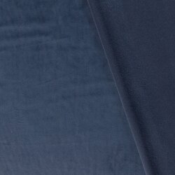 Tessuto di decorazione in velluto - blu scuro jean