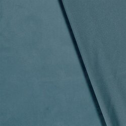 Decoration fabric velvet - steel blue