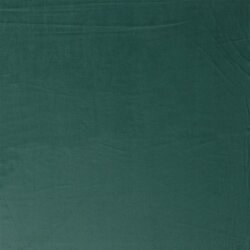Dekorační tkanina samet - tmavá lesní zelená