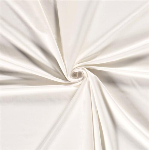 Tissu de décoration velours - blanc laine