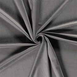 Dekorační tkanina samet - oblázkově šedá