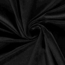Decoration fabric velvet - black
