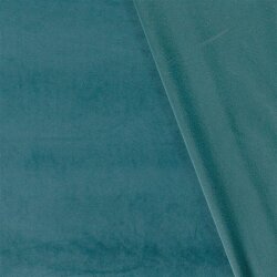 Decoration fabric velvet - green petrol