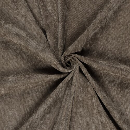 Feincord Stretch *Mila* Uni - dunkelbeige