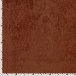 Velluto a coste fini *Mila* - ruggine