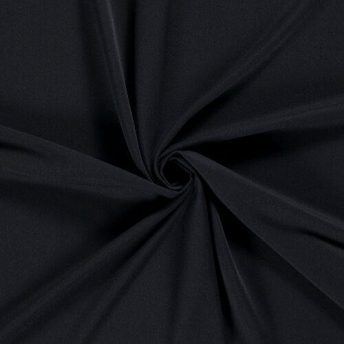 Gabardine bi-stretch - blu-nero