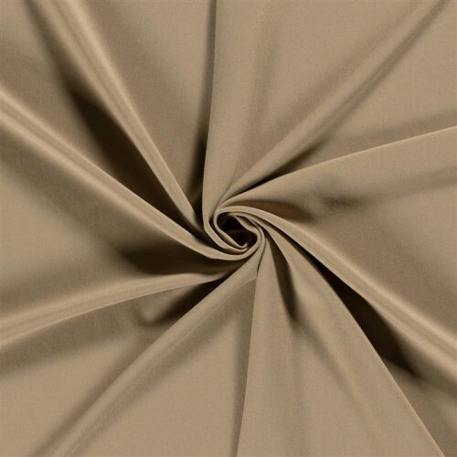 Gabardine bi-stretch - beige marrone