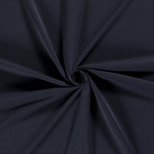 Gabardén bi-stretch - půlnoční modrá