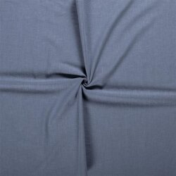 Linen fabric pre-washed - shadow blue